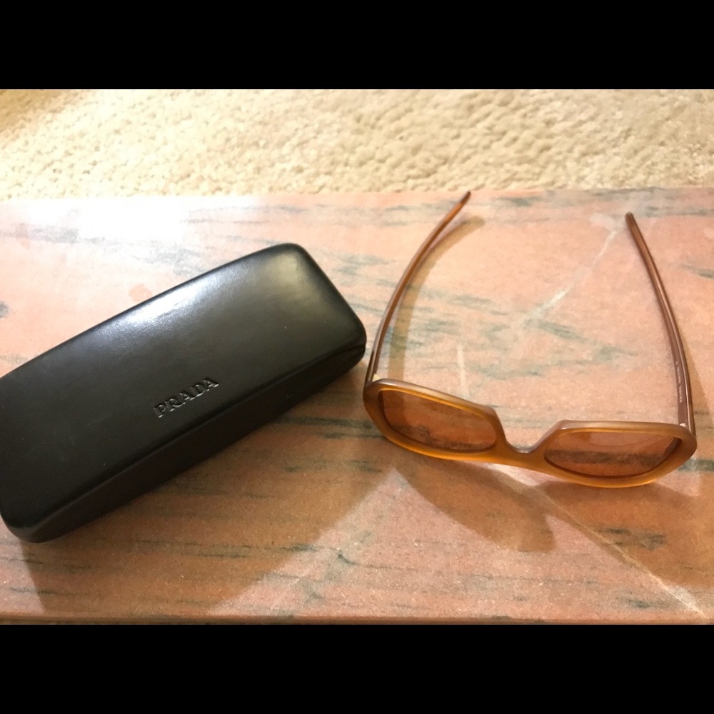 Prada brown sunglasses with original case